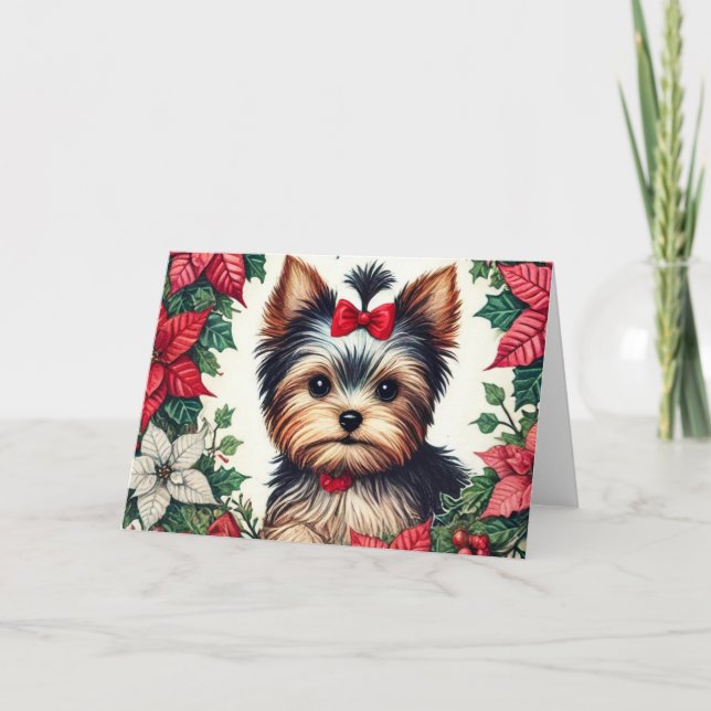 Jul Yorkie Kort (Framsida)