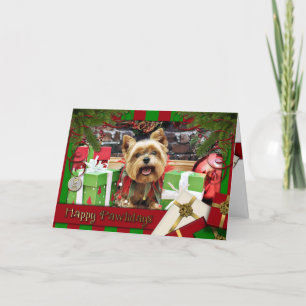 Jul - Yorkie - Sunny Helgkort