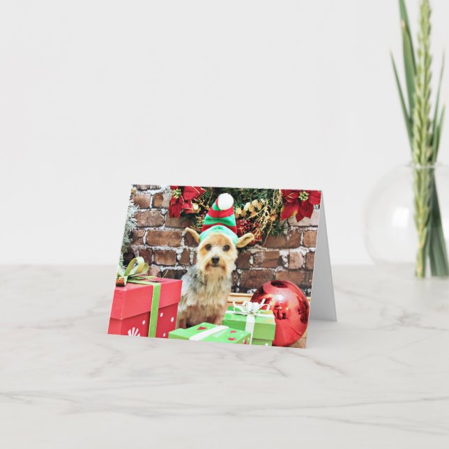 Jul - Yorkie - Vinnie #32 Helgkort (Framsida)