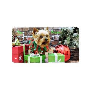 Jul - Yorkie - Willie Adressetikett