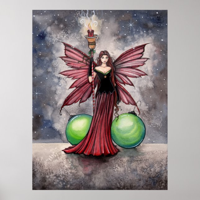 Jul Yule Fairy Poster av Molly Harrison (Framsidan)
