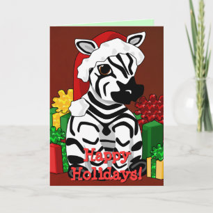 Jul Zebra-kort Helgkort