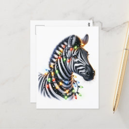 Jul Zebra Vykort