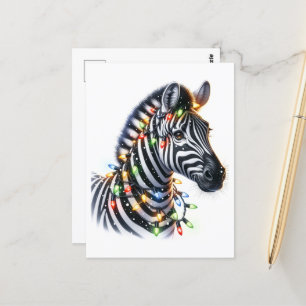 Jul Zebra Vykort