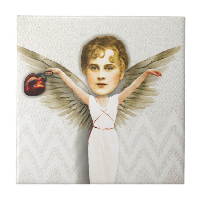 jul Zetti Angel Kakelplatta (Framsidan)