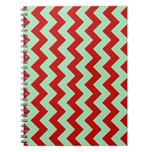 jul Zigzag Anteckningsbok Med Spiral