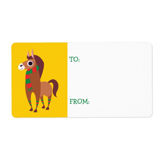 Jul Zora the Horse Fraktsedel (Framsidan)