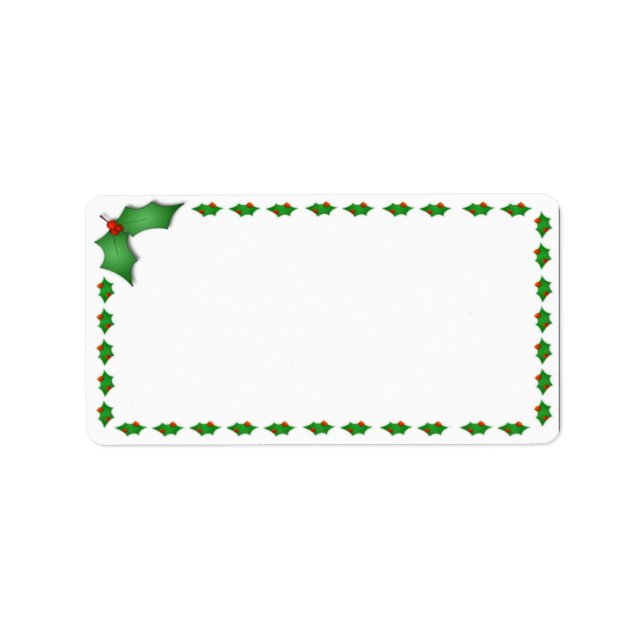 JulAdressetiketter Adressetikett (Framsidan)