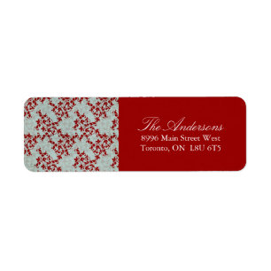 JulAdressetiketter Returadress Etikett