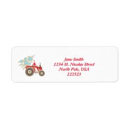 JulAdressetiketter Returadress Etikett