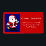 JulAdressetiketter - Santa Fraktsedel<br><div class="desc">JulAdressetiketter - Santa</div>