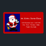 JulAdressetiketter - Santa Fraktsedel<br><div class="desc">JulAdressetiketter - Santa</div>