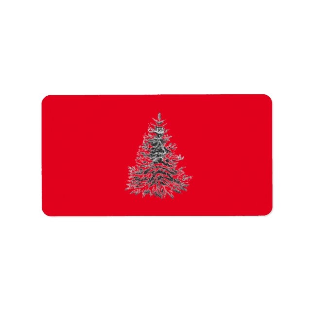 Juladressetiketter SÄSONG Adressetikett (Framsidan)