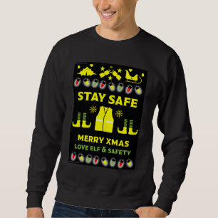 Julaftnar för hälsa och säkerhet T-Shirt Lång Ärmad Tröja
