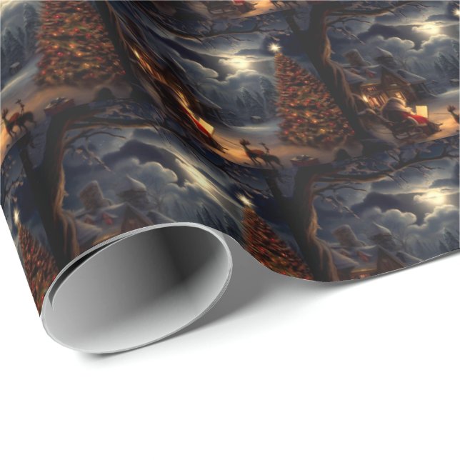 Julafton 2 presentpapper (Rullad Hörn)