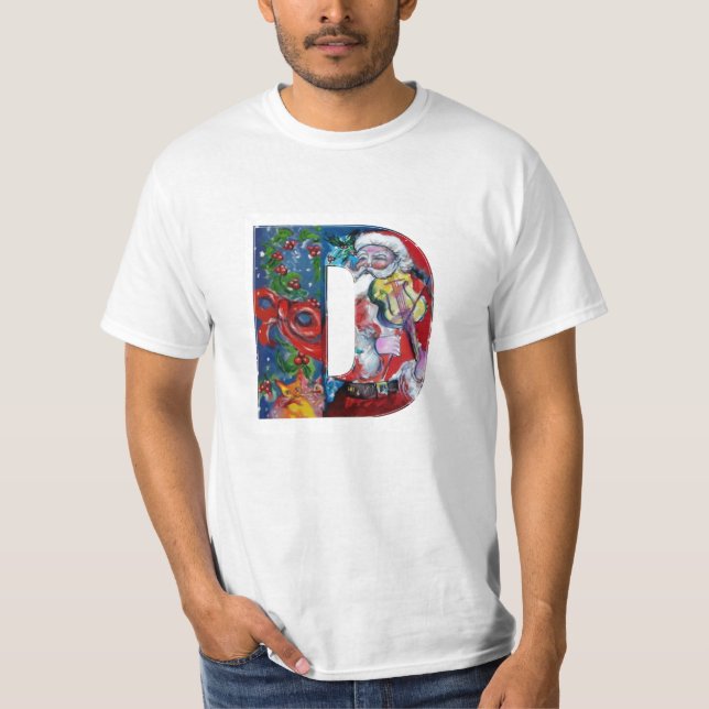 JULAFTON A BREV /JULTOMTEN MED VIOLIN MONOGRAM T-SHIRT (Framsida)
