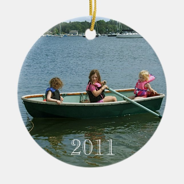 Julafton Amelia 2011 Julgransprydnad Keramik (Framsidan)