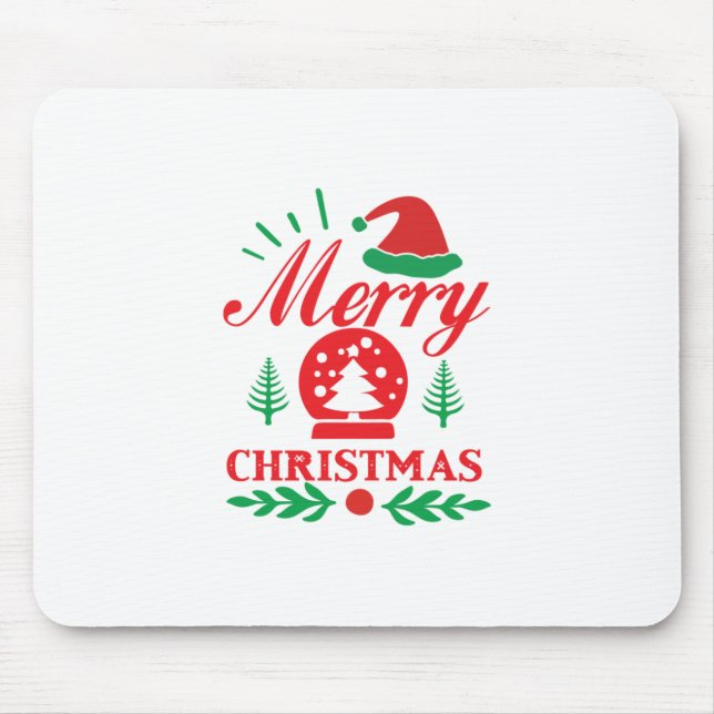 Julafton Art God jul Musmatta (Framsidan)