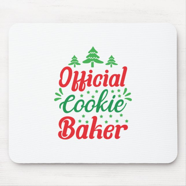Julafton Art Officiell Cookie Baker Musmatta (Framsidan)