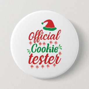Julafton Art Officiell Cookie Tester Knapp