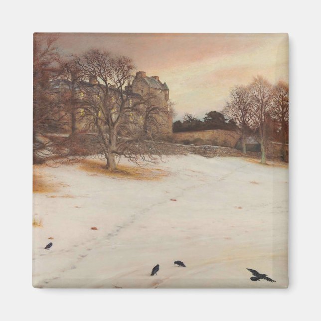 Julafton (av John Everett Millais) Magnet (Framsidan)