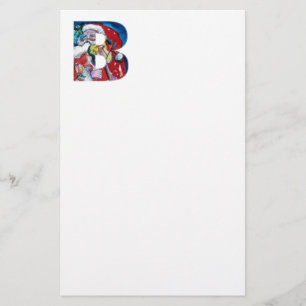 JULAFTON B BREV /JULTOMTEN MED VIOLIN MONOGRAM BREVPAPPER