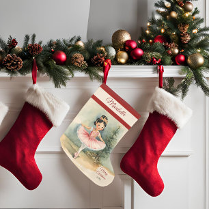 Julafton Ballerina Princess Julklag Stor Julstrumpa