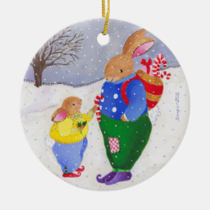 Julafton basket, ornament