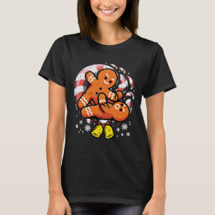 Julafton Bjj Wrestling Bjj Jiu Jitsu Gingerbröd T Shirt
