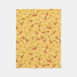 Julafton Blommigt och Hardy Fleecefilt