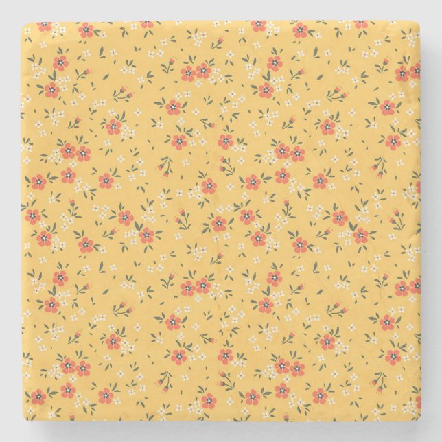 Julafton Blommigt och Hardy Stenunderlägg (Framsidan)