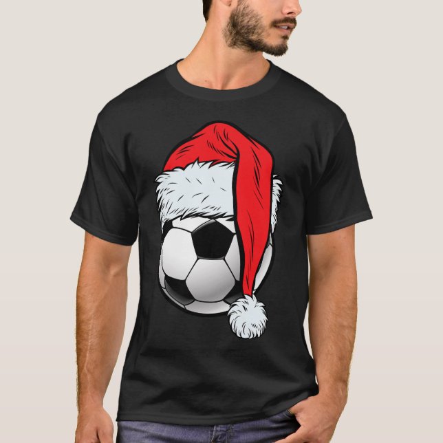 julafton Bo vid jultomten Boll Santa Hat Funny Spo T Shirt (Framsida)