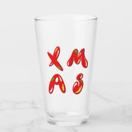 Julafton bubbeltext glaskopp