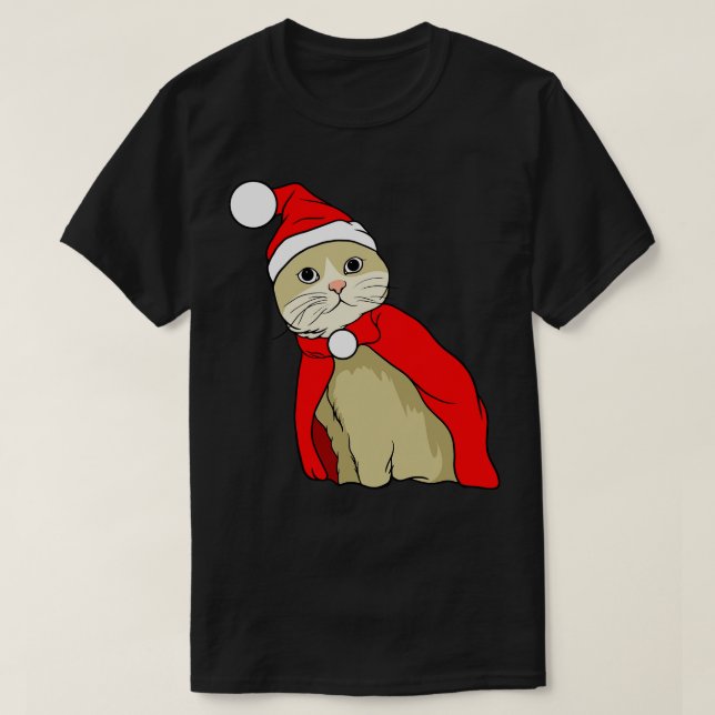 Julafton Cat T Shirt (Design framsida)