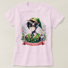 🤖 Julafton Chatbot Memes tror på Chatbot Elf T Shirt