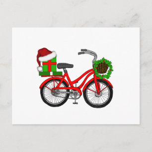 julafton cykel helg vykort