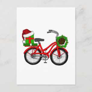 julafton cykel helg vykort