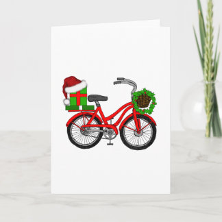 julafton cykel helgkort
