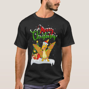 Julafton Dekoration Pterodactyl Dinosaur Bird Chri T Shirt