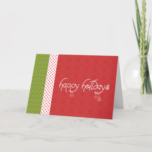 Julafton Dots Helgkort (Framsida)