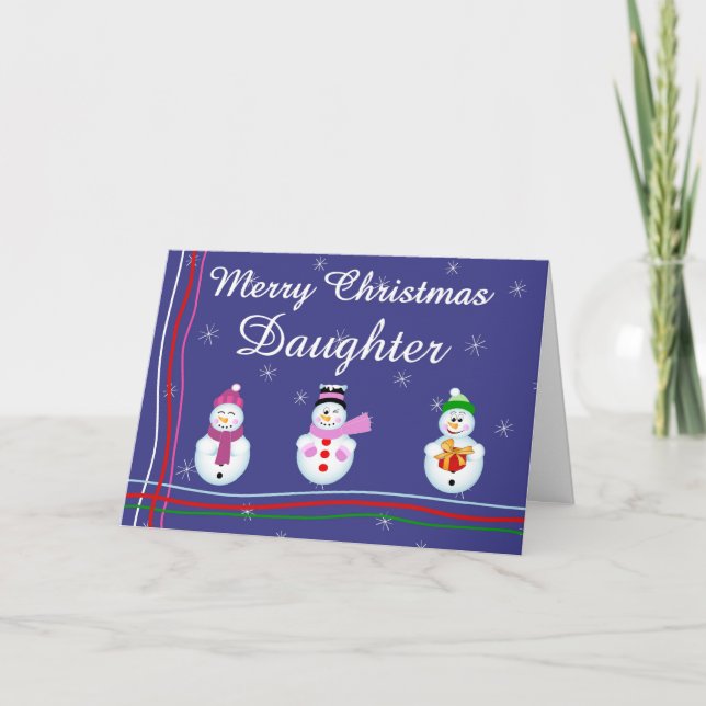 Julafton dotter helgkort (Framsida)