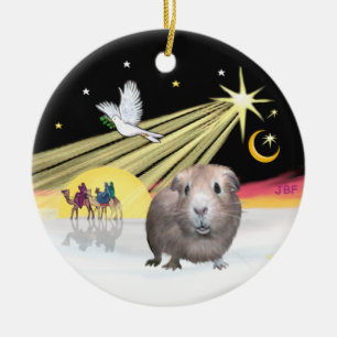 Julafton Dove - Guinea Gris #2 Julgransprydnad Keramik
