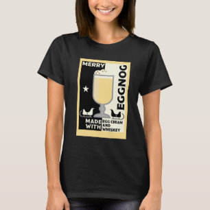 Julafton Eggnog Slår T-Shirt