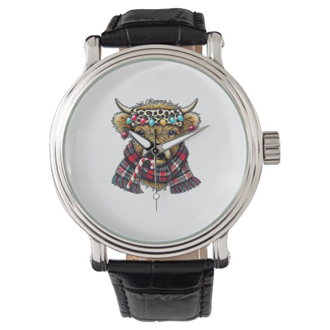 julafton fantastisk Highland coccmas light_1 Armbandsur (Framsida)