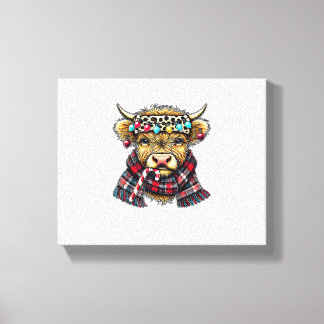 julafton fantastisk Highland coccmas light_1 Canvastryck