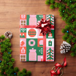 Julafton Färgad Noel-jul Presentpapper<br><div class="desc">Julafton Färgad Noel Julafton Wrapping Papper Lakan</div>