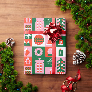 Julafton Färgad Noel-jul Presentpapper