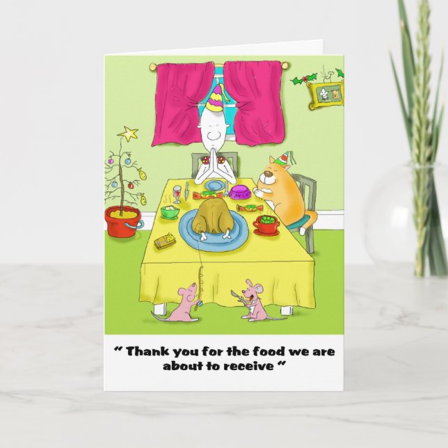 julafton-fest helgkort (Framsida)