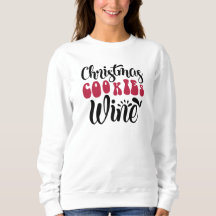 Julafton Festive jul Cookies Vin Sweatshirt
