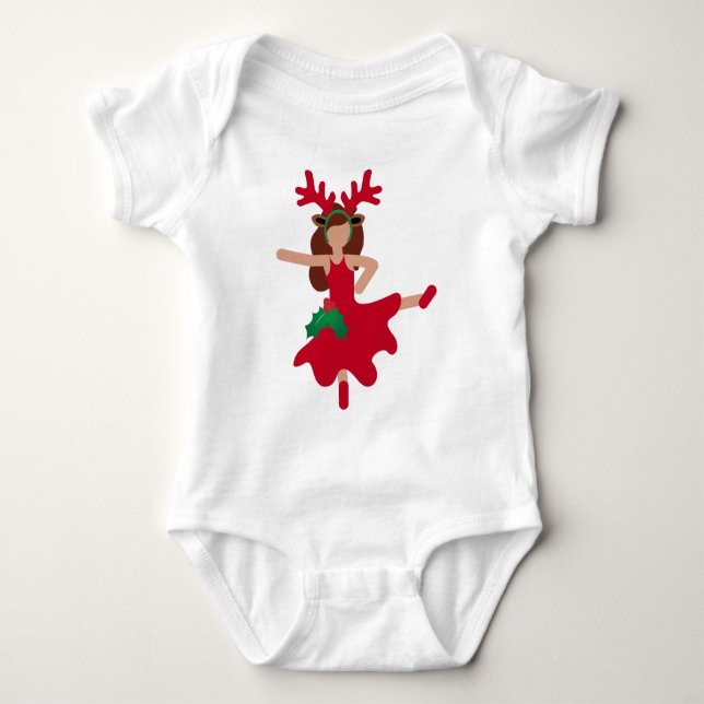 julafton flamenco dancer emoji tee (Framsida)